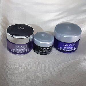NEW Lancome Rénergie Day and Night Cream 15ml, and Genefique Eye cream 5ml